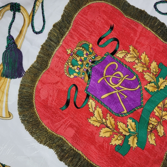 Silk Mardi Gras Scarf - Picture 12 of 13